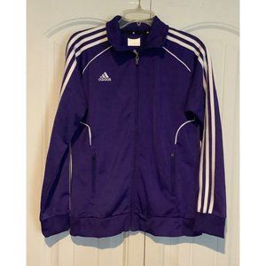 Adidas Juniors Large Purple Starter Jacket